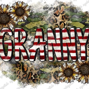 Camouflage Granny Png File, Western Png, Camouflage, Granny Png, American Flag, Army Png, Granny Design, Digital Download,Sublimation Design