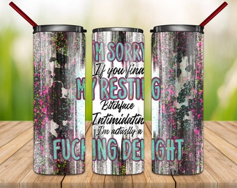 Cheetah Print 20oz Tumbler Sublimation Design (Digital Download)