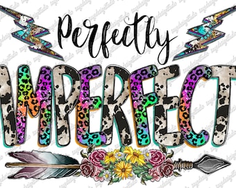 Perfectly Imperfect Leopard Sublimation Design (PNG Digital Download)