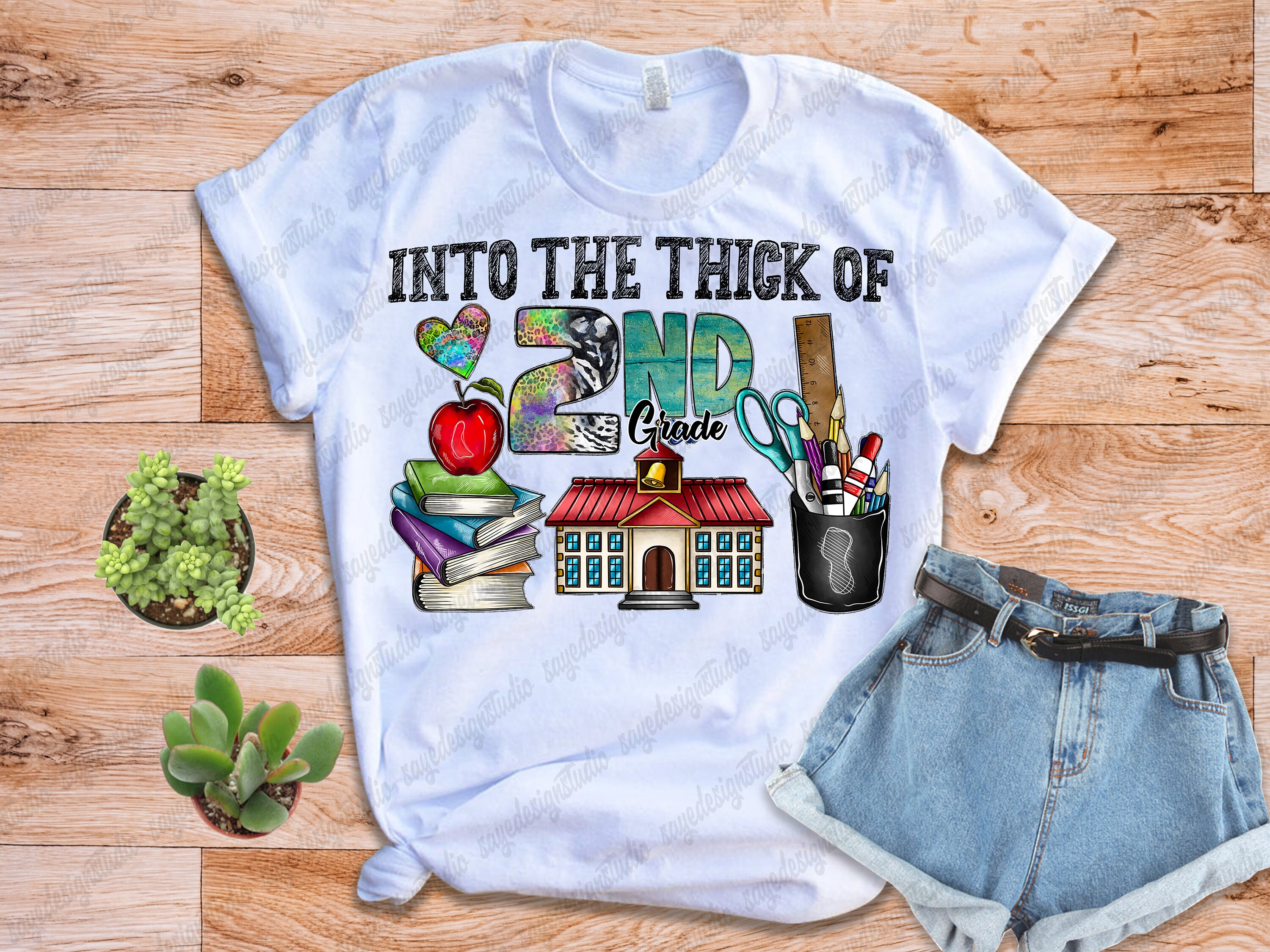 Info the Thick of 2nd Grade Png Back to School Grade Png - Etsy