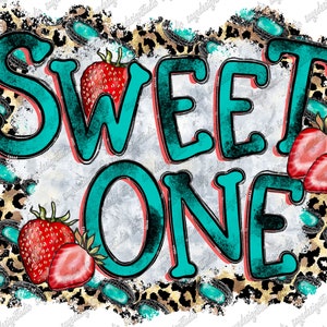 Sweet One Png File, Hello Summer, Summer Design, Strawberry Png, Beach ...