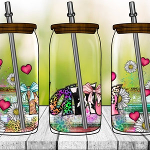 Mama Png, 16oz Libbey Cup Png, 16 oz Libbey Glass Can Tumbler, Mama, Heart Png, Leopard, Mama Design,Digital Download,Sublimation Design