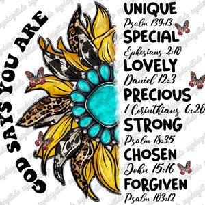 You Are Inspiration png, Sunflower Faith PNG, Sunflower Png, Positive Words png, Bible Verse png, Affirming Words png, PNG Print Files