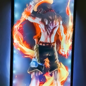 16-color LED board D. Ace pop art manga anime