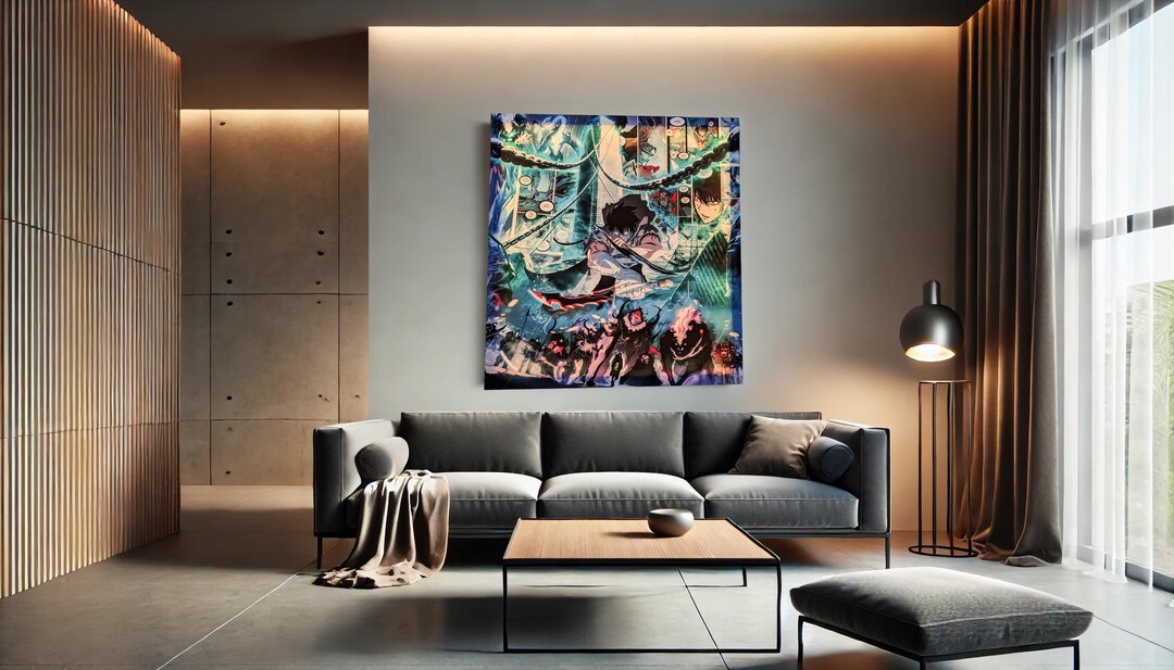 Sololeveling RGB LED Frame Animated Art LED Light Box LED Neon Lamp ...