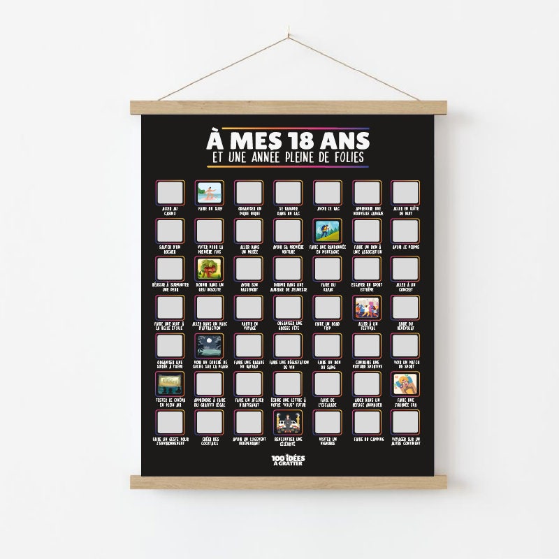 Affiche Gratter Mes 18 Ans Etsy France Affiche Gratter Mes 18 Ans Etsy France