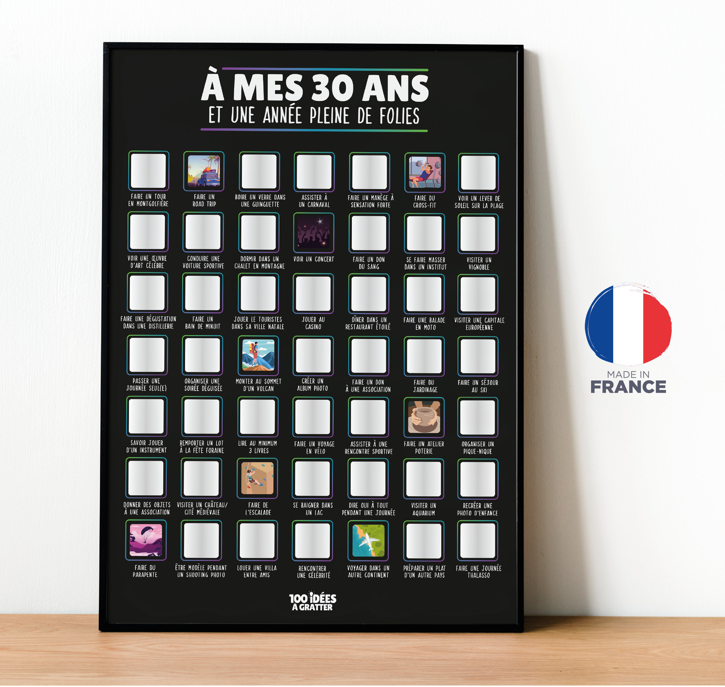 VERRE ROND TRANSPARENT ANNIVERSAIRE 30ANS