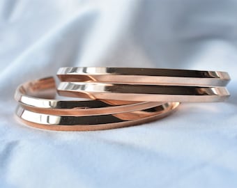 Grooved Cuff - Hair Band Bracelet