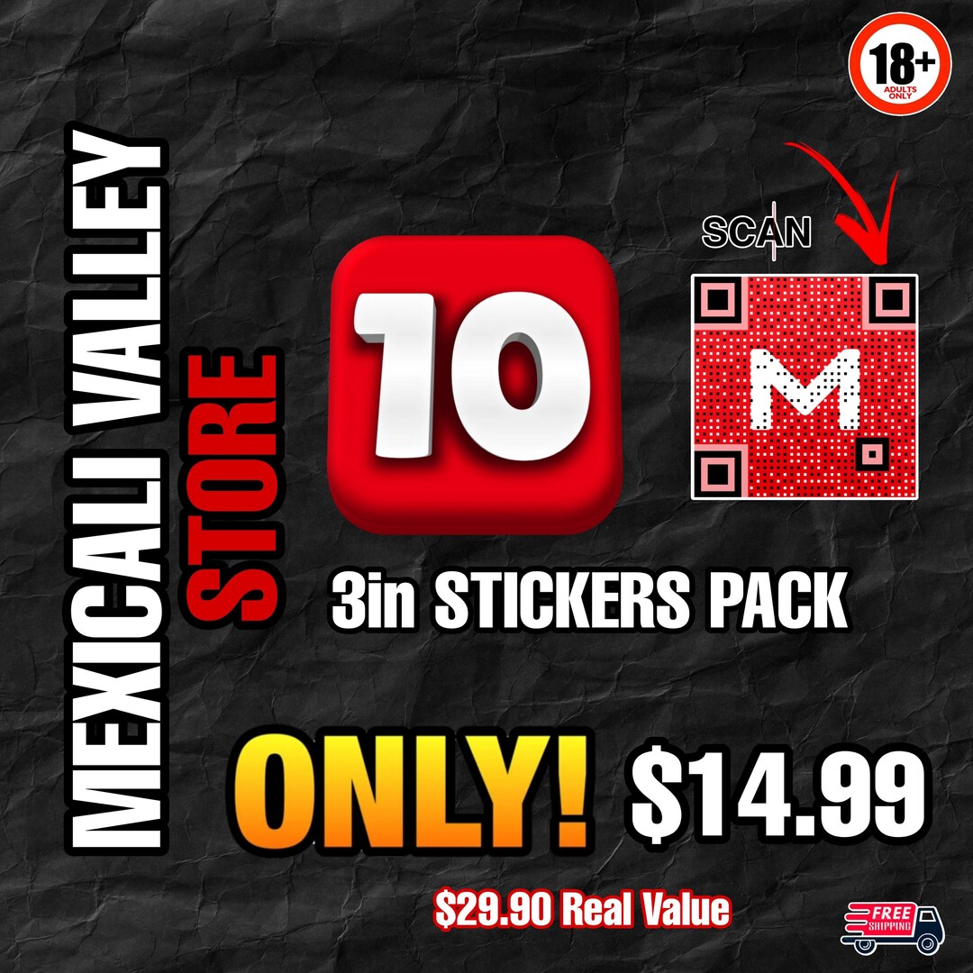 10 PCS 3in Sticker Pack Glossy Vinyl Laminated Hot Sticker NSWF Water ...