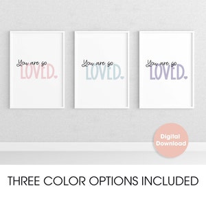 Affirmations for Kids, I am smart kind, Rainbow Affirmations Print, Inspirational Nursery Decor, printable Wall Art, Art for kids hub