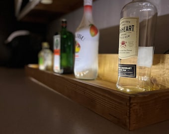 rustic Liquor Shelf