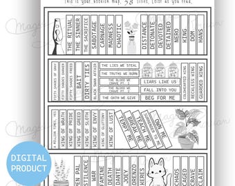 Dark Romance Bookshelf #2, smut and dark romance books