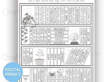 Dark Romance Bookshelf #1, reading tracker