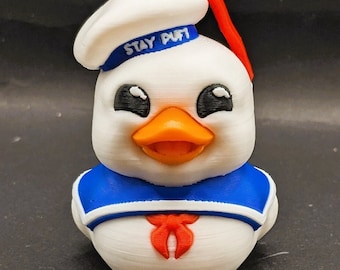 Puffy Marshmallow Duck | Giant Marshmallow Movie Collectible | Funny Horror Fan Gift