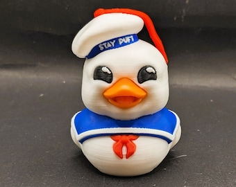 Puffy Marshmallow Duck – Funny Throwback Movie Character Duck Toy