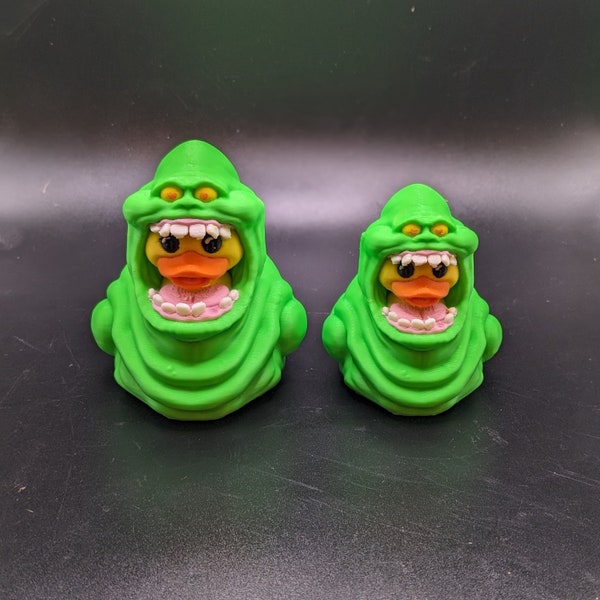 GHOSTBUSTERS DUCK | Slimer Duck | Available In Two Sizes | Slimer Plastic Cute Jeep Duck| You've Been Ducked!
