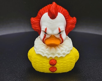 Killer Clown Duck | Creepy Horror Duck | Scary Clown Decor  | Horror-Themed Gifts | Spooky Halloween Decoration | Free Shipping