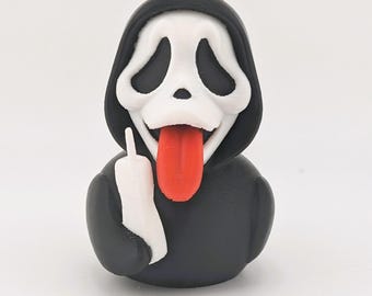 WAZZZUP Horror Duck – Funny Collectible Parody Duck with Phone & Tongue