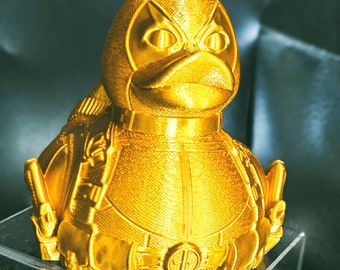 Golden Wisecracker Duck: Luxury Hand Finished Collectible Duck