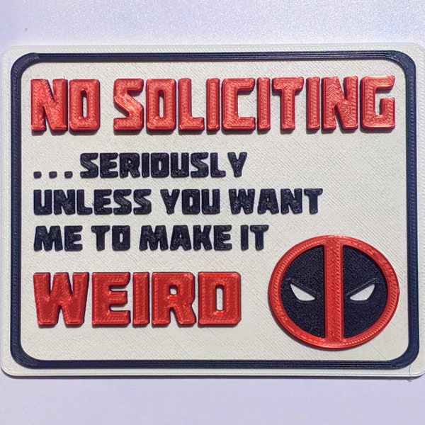Funny No Soliciting Sign | Anti-Hero Inspired Door Sign | 2 Sizes Available | Funny Door Sign | Apartment No Soliciting Sign