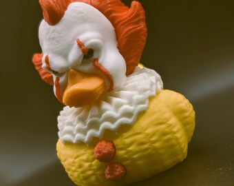 Killer Clown Duck | Creepy Horror Duck | Scary Clown Decor
