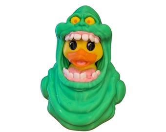 GHOSTBUSTERS DUCK | Slimer Duck | Available In 4 Sizes | Slimer Plastic Cute Duck | Free Shipping