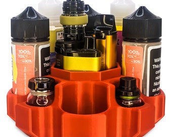 TheGear™ Revolving Organizer | Rotating Organizer for Vapes Medicine Oils| Great for Paints Desk Gear and More | Exclusive Premium Design