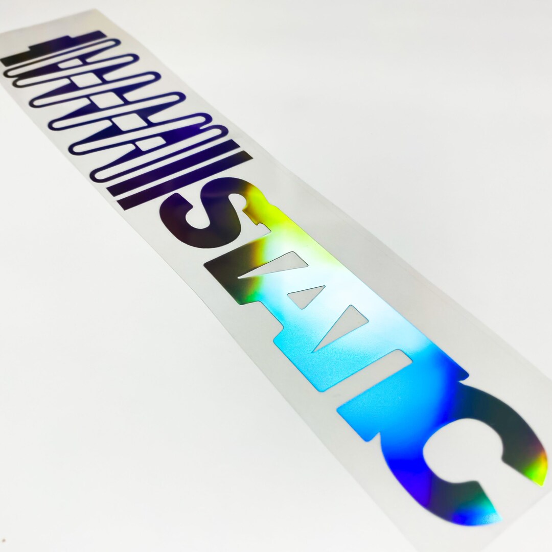 Static Damper Oilslick Sticker Front/rear Window Holo Tuning Camper ...
