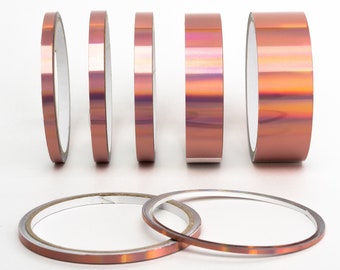 Decorative stripes hologram rose stickers Decorstrips Oilslick Rainbow Stickers Tuning stripe films Car stickers rainbow motorcycle MTB