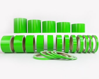 Car decorative stripes styling strips foil light green gloss car foil stripe foil car stickers model making quad bike bicycle camper van motorcycle bike