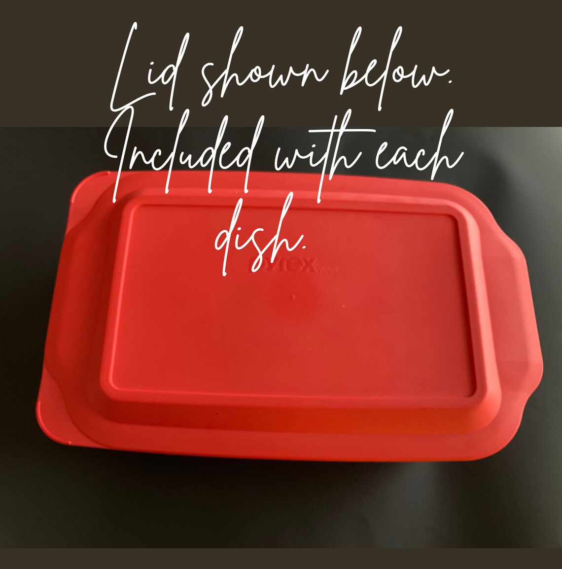 Custom Etched Large Glass Pyrex Dish Etsy