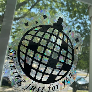 Mirrorball Suncatcher - Suncatcher - Window Cling