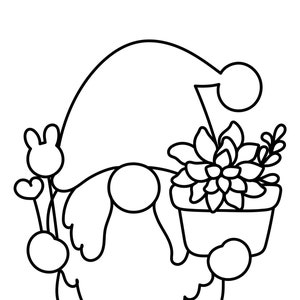 Gnome Coloring Pages