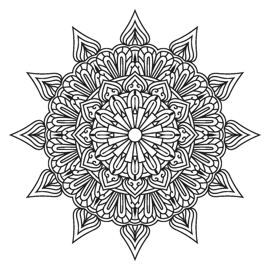 150 Pages Mandela Coloring - Etsy