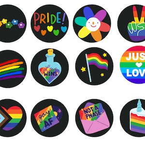 Pride Button Template
