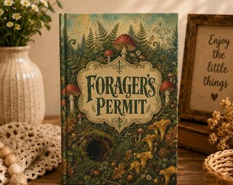 Notizbuch „Pilz-Cottagecore“, Tagebuch für Sammler, Geschenk zur Pilzwald-Natur