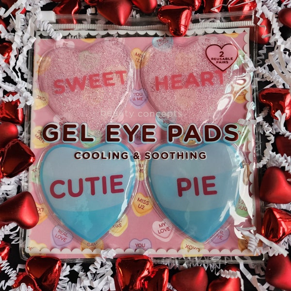 Reusable Eye Pads - Valentines Candy theme