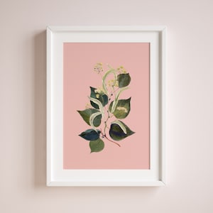 Classic plant Poster | Linden tree digital print | Vintage Botanical Print