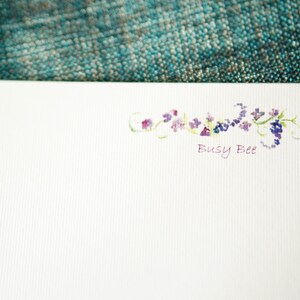 Aquarell Busy Bee Karten für Freunde und Familie, Lila Blumenkartenset, Geburtstag Valentinstag oder Jubiläumskartenpaket