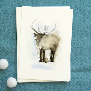 Christmas Cards, Watercolor Art Cards, Pack of Christmas Cards, Holiday Greeting Cards, Merry Christmas Cards, Blank Greeting Cards, Xmas