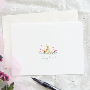 Cartões de férias de coelho da Páscoa, cartão de Páscoa engraçado, cartão de celebração, cartão de aquarela, conjunto de cartões fofos, cartão de felicitações para colorir ovos, cartão feito à mão