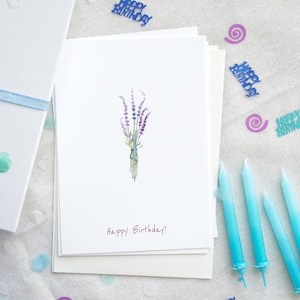 Geburtstagskarten, Blumenkartenset, Blumen Aquarellkarten, Feierkarten, Grußkartenpaket, Geburtstagsblumenkarten, Botanische Karten