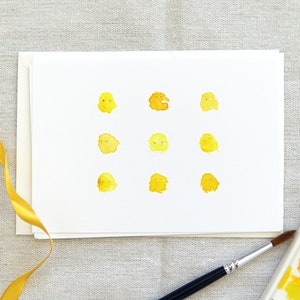 Cartões de Páscoa com pintinhos, cartão de Páscoa engraçado, cartão de comemoração, cartão de aquarela, conjunto de cartões fofos, cartão de felicitações com ovos para colorir, cartão feito à mão