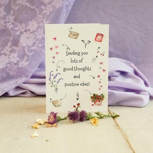 Handgemachte ermutigende Erdbeeren und Schmetterlinge Kartenset, Aquarell Karte für BFF, Einzigartige Karten