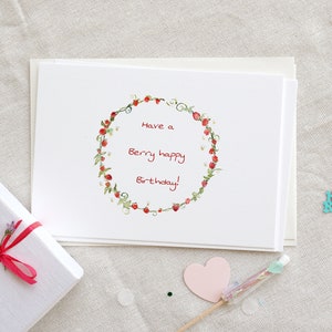Tarjetas de cumpleaños, tarjetas de feliz cumpleaños, tarjeta linda, tarjeta de celebración, tarjeta de acuarela hecha a mano para cumpleaños, juego de tarjetas de felicitación de feliz cumpleaños,