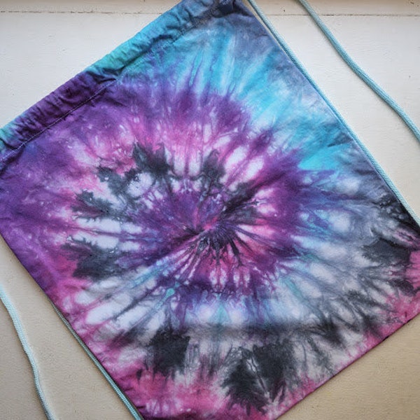 Tie Dye Drawstring Backpack