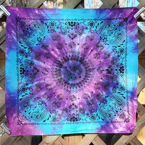 Tie Dye Bandana Etsy