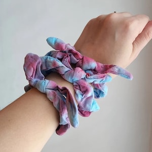 Tie Dye Scrunchies - Pack of 3