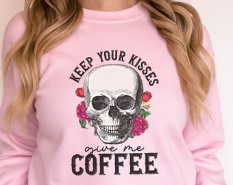 Womens Valentines day Sweatshirt cute valentines day Sweater teacher valentines pullover mom valentines gift top coffee lover clothes