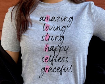Mom Poem Shirt, Funny Mom Shirt, Mom Shirt, Mom Tshirt, Mother's Day Shirt, Best Mom Custom Shirt ,Mother's Day Gift Shirt, Gift For Mom